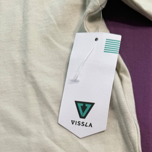 Vissla Men’s Sz. Small Beige T-shirt - Picture 6 of 6